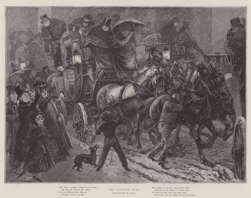 Old Coaching Days by Frederick William Burton