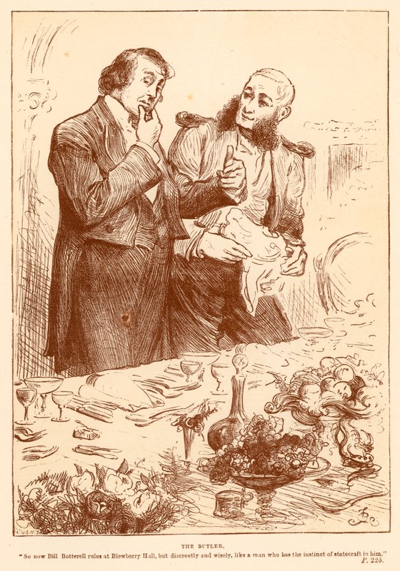 The Butler by Frederick Barnard
