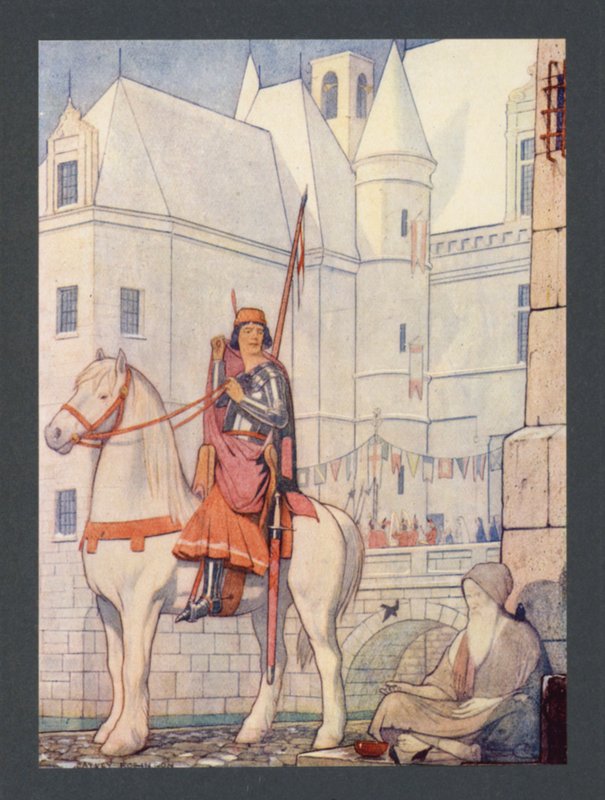 St Martin, 4th century, Festival 11 November by Frederick Cayley Robinson