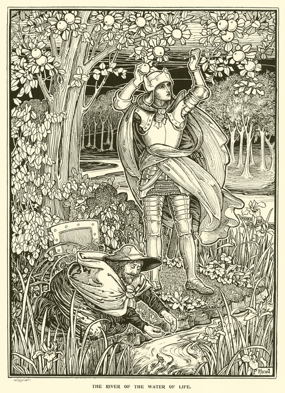 The River of the Water of Life by Frederick Hurten Rhead