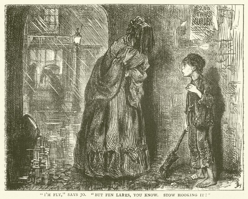 Illustration for Bleak House by Frederick L. Bernard