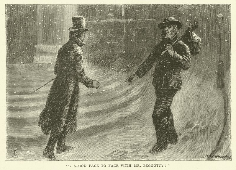 Illustration for David Copperfield by Frederick L. Bernard