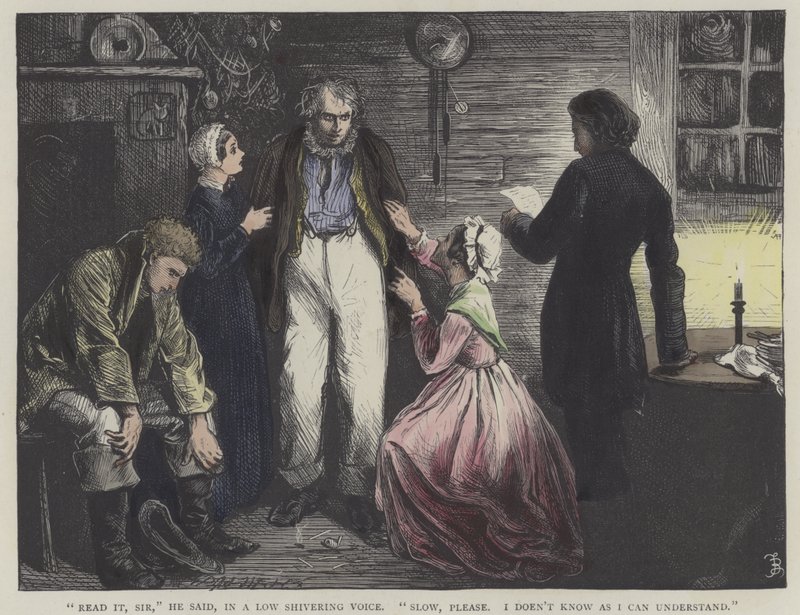 Illustration for David Copperfield by Frederick L. Bernard