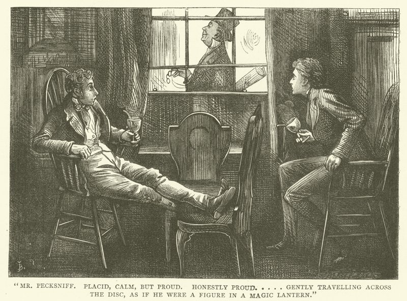Illustration for Martin Chuzzlewit by Frederick L. Bernard