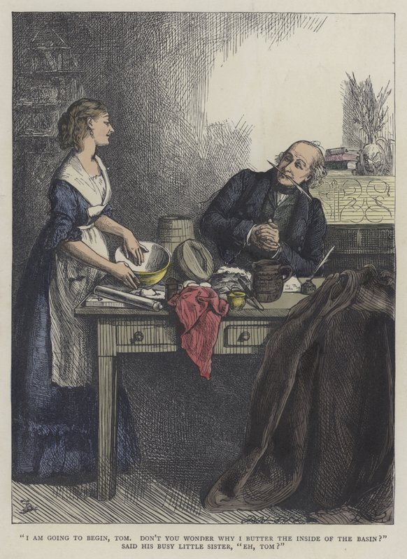 Illustration for Martin Chuzzlewit by Frederick L. Bernard