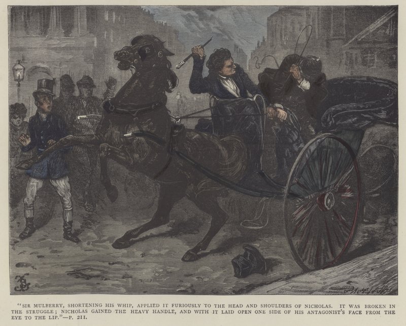 Illustration for Nicholas Nickleby by Frederick L. Bernard