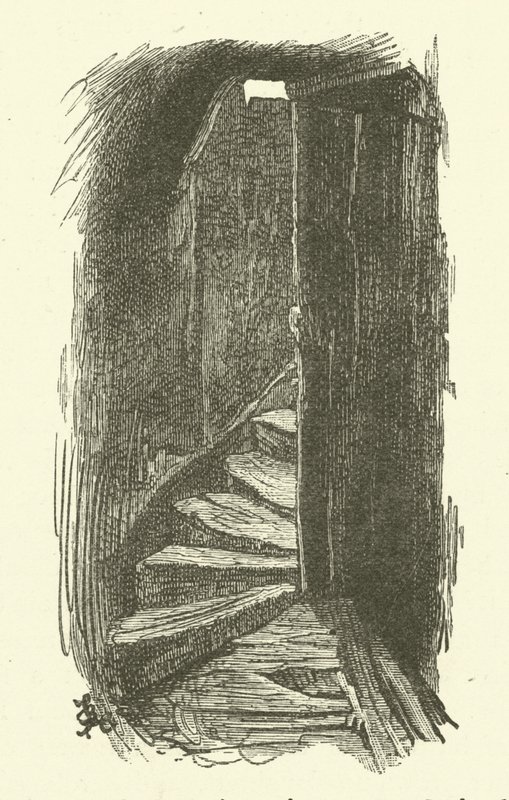 Stairs Leading to an Attic by Frederick L. Bernard