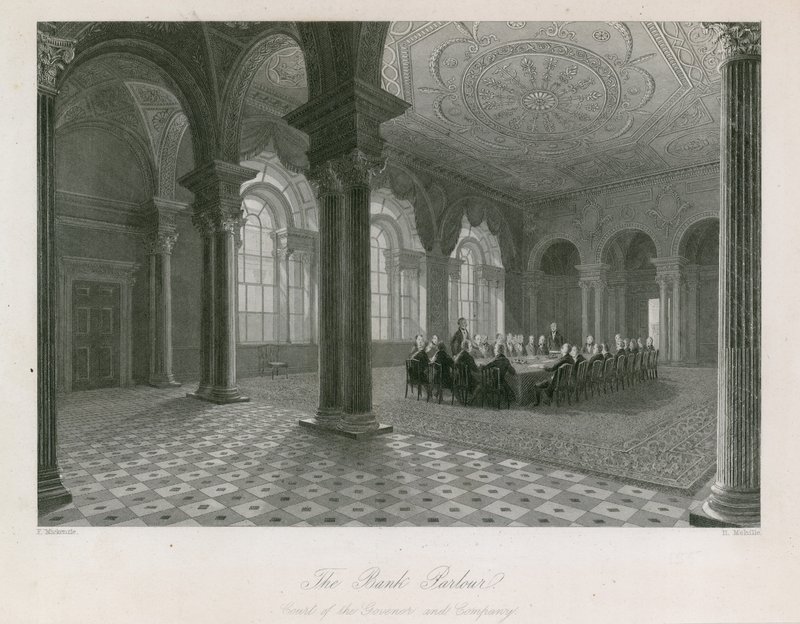 Bank of England, Parlour by Frederick Mackenzie