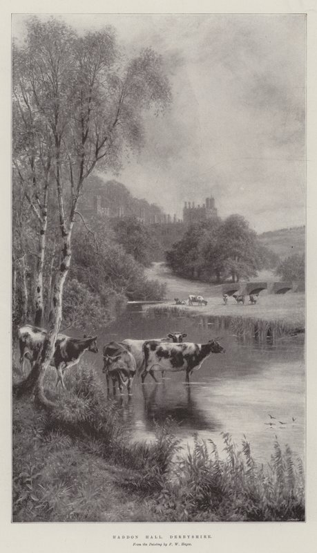 Haddon Hall, Derbyshire by Frederick William Hayes