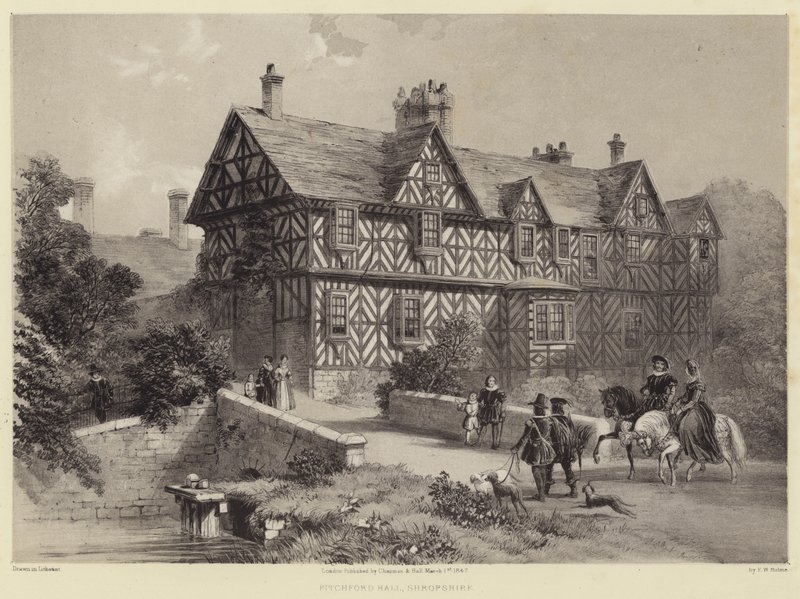 Pitchford Hall, Shropshire by Frederick William Hulme
