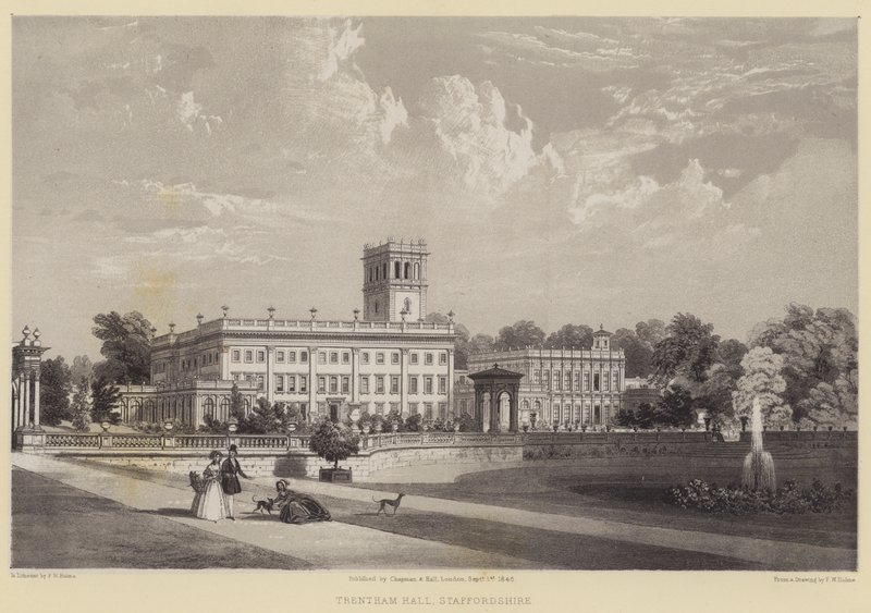 Trentham Hall, Staffordshire by Frederick William Hulme