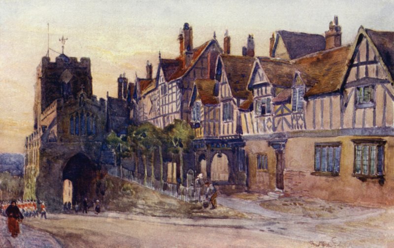 Leicesters Hospital, Warwick by Frederick William Newton Whitehead