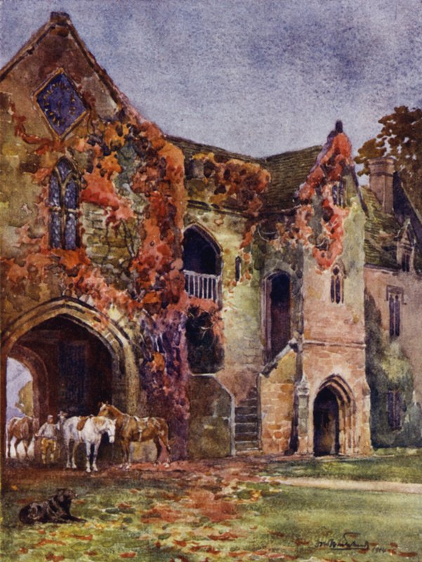 The Old Gateway, Stoneleigh Abbey by Frederick William Newton Whitehead