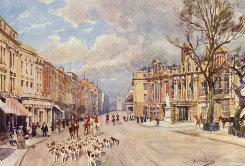 The Parade, Leamington by Frederick William Newton Whitehead
