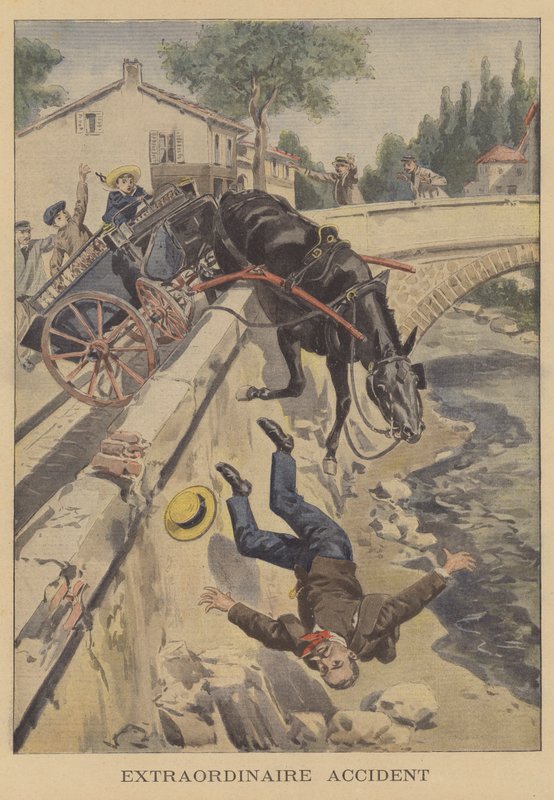 An extraordinary accident by French School