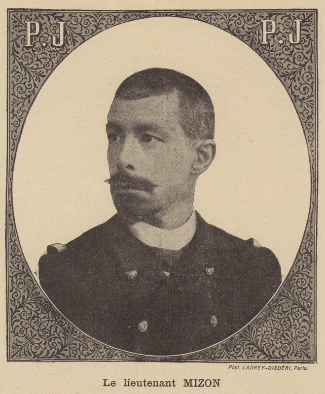 Antoine Mizon, French naval officer, explorer and colonial administrator by French School