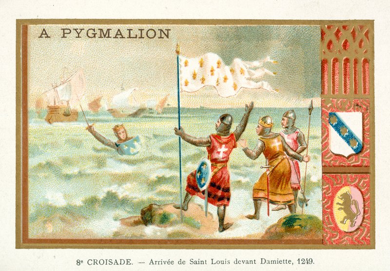 Arrival of Louis IX of France Before Damietta, 8th Crusade, 1249 by French School