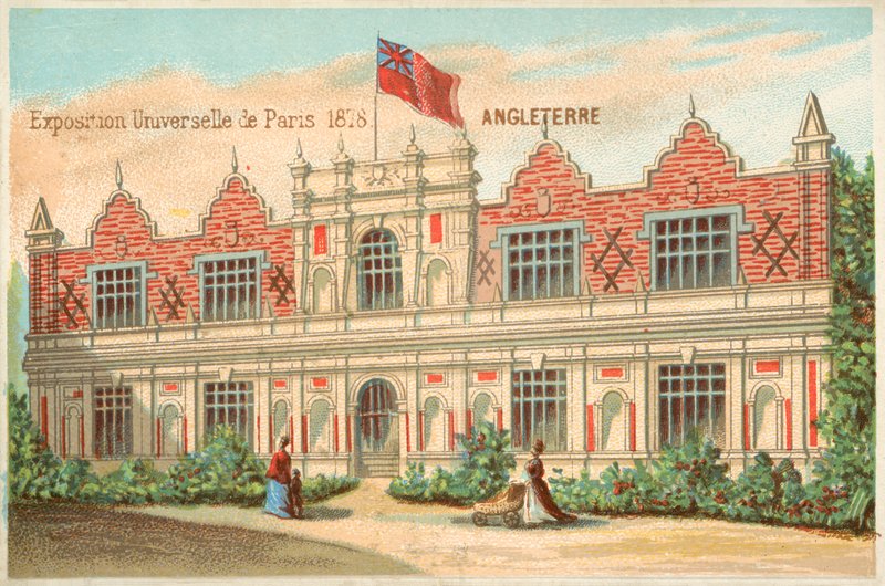 British Pavilion, Exposition Universelle, 1878 by French School
