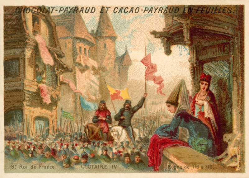 Chlothar IV, Frankish king of Austrasia by French School