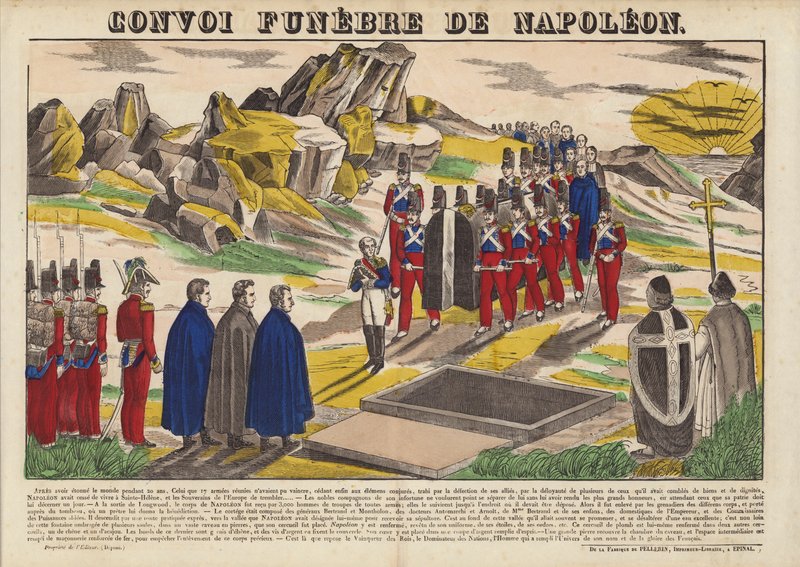 Funeral Procession of Napoleon by French School