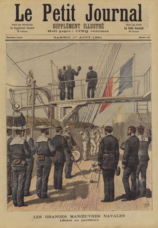 French Naval Manoeuvres by French School