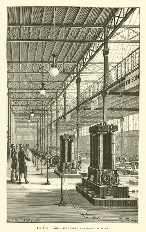 Gallery of Machines at the Munich Exhibition by French School
