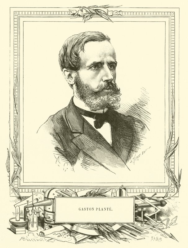 Gaston Plante by French School