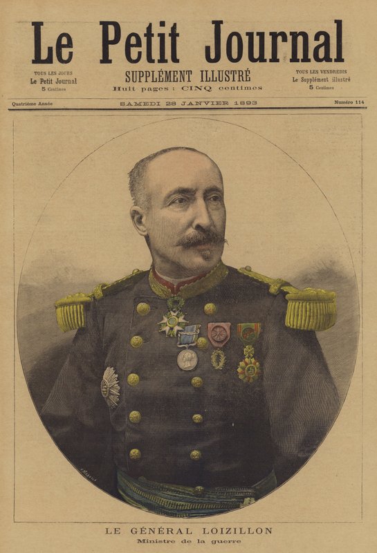 General Loizillon, French Minister of War by French School