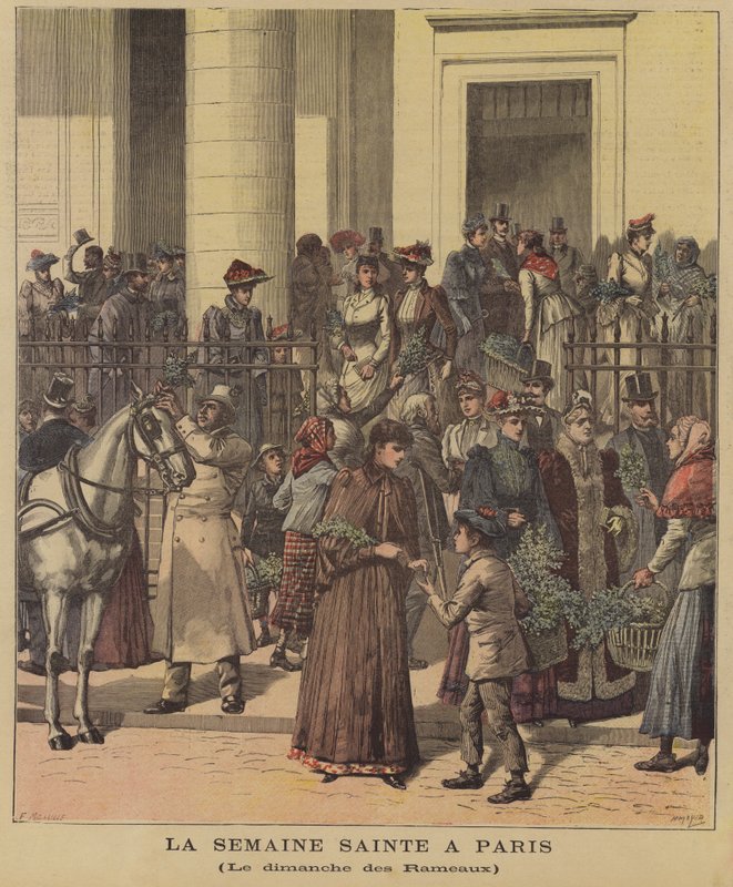Holy Week in Paris by French School