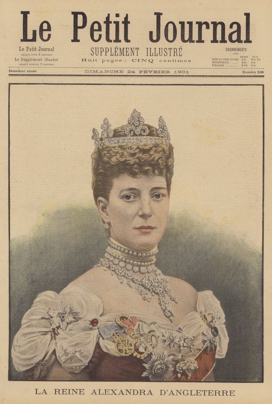 Queen Alexandra, consort of King Edward VII of the United Kingdom by French School