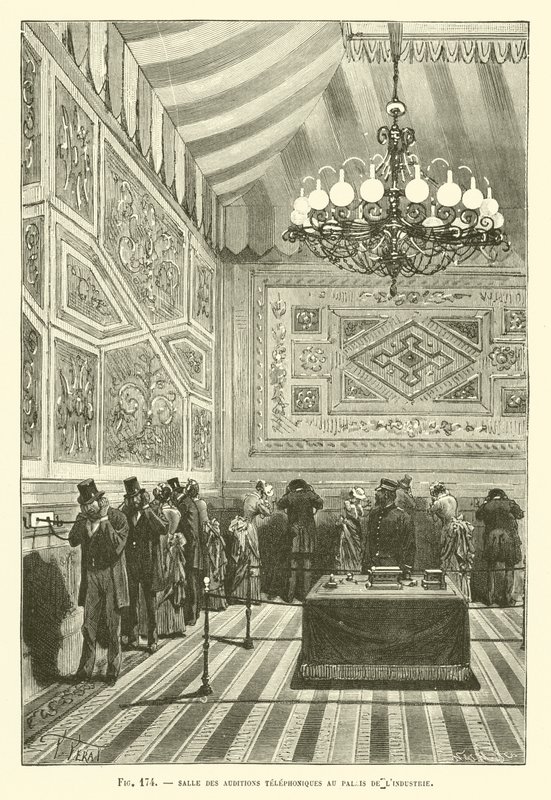 Telephone Audition Room at the Palais de l