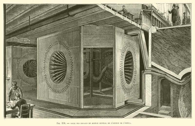 Rosette Room of the Central Telephone Office on Avenue de l