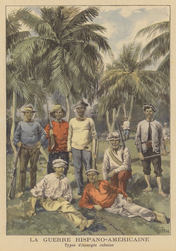 The Spanish-American War: Cuban rebels by French School