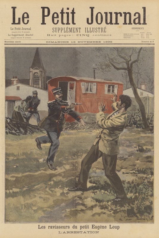 The Arrest of the Kidnappers of Little Eugene Loup by French School