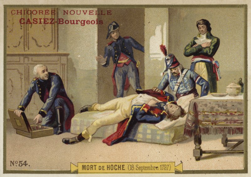The death of General Hoche, 18 September 1797 by French School