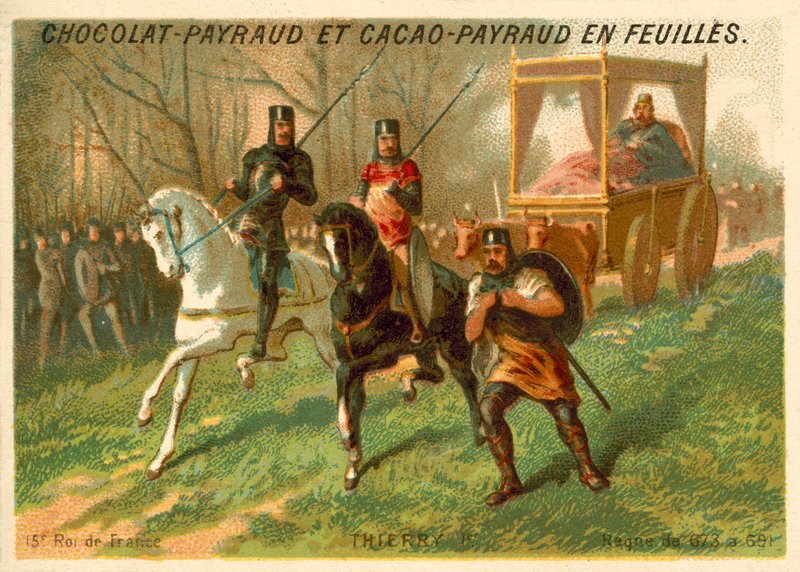 Theuderic III, King of the Franks by French School