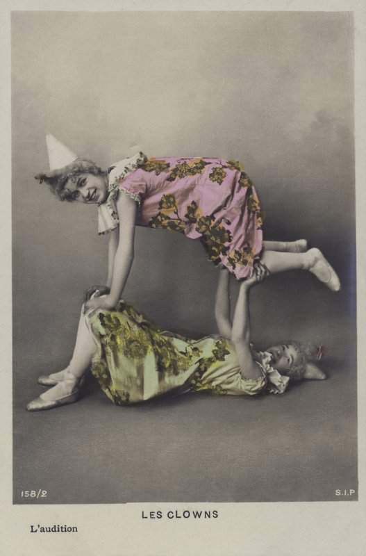 A pair of clowns by French Photographer