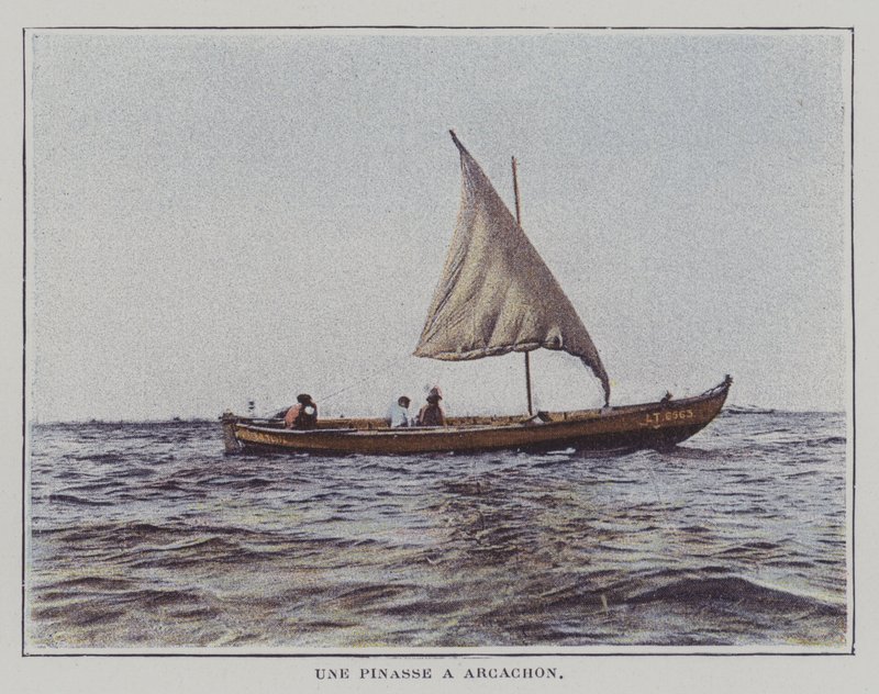 A Pinnace at Arcachon, France by French Photographer