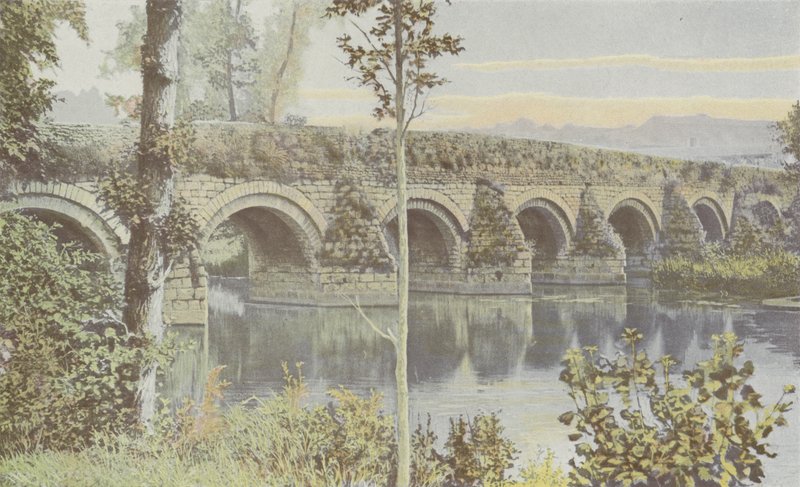 Airvault, Vernay Bridge, Central Part by French Photographer
