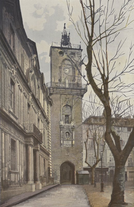 Aix, Town Hall and Belfry by French Photographer