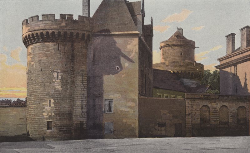 Alencon, Chateau, Northeast View by French Photographer