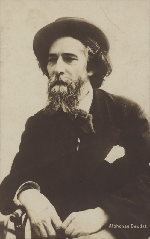 Alphonse Daudet (1840-1897), French novelist by French Photographer