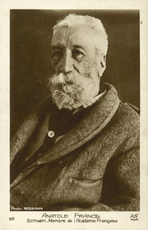 Anatole France, French poet, journalist and novelist by French Photographer