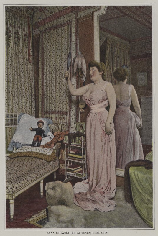 Anna Thibault, French Singer at La Scala, Paris, at Home by French Photographer