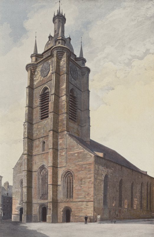 Avesnes-sur-Helpe, Church, SW Ensemble by French Photographer