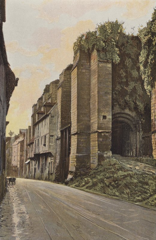 Beaumont-le-Roger, Entrance to the Old Abbey by French Photographer