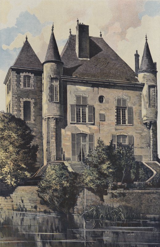Bellegarde, Old Castle by French Photographer