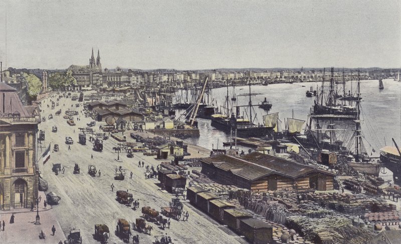 Bordeaux, Richelieu Square, Louis XVIII Quays, Chartrons and Bacalan by French Photographer