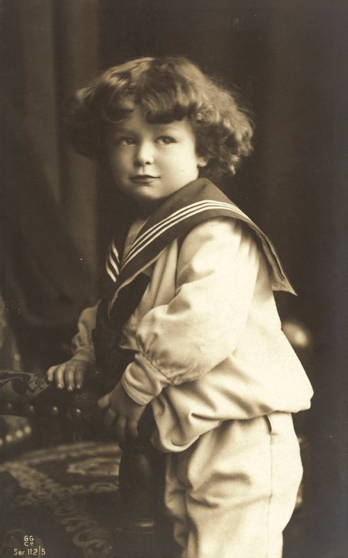 Boy in Sailor Suit by French Photographer