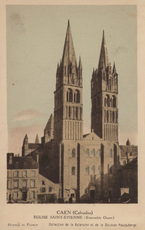 Caen, Church Saint Etienne by French Photographer